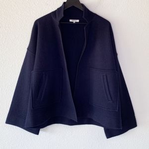 Madewell Libson Sweater Jacket Navy Blue